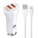 LDNIO C511Q 2USB Car charger + Lightning cable image 1