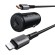 Mcdodo CC-7492 car charger, USB-C, 30W + USB-C to Lightning cable (black) paveikslėlis 2