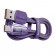 Cable USB to USB-C Toocki TXCTYX05-P, 1m, FC 66W (purple) image 3
