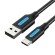 Cable USB-A 2.0 to USB-C Vention COKBD 3A 0,5m (black) paveikslėlis 2