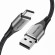 USB 2.0 A to USB-C cable Vention CODHC 3A 0,25m gray фото 5