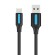 USB 2.0 A to USB-C Cable Vention COKBH 3A 2m Black фото 1