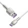 USB cable for USB-C Baseus Cafule, 66W, 2m (white) paveikslėlis 4