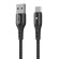 USB to USB-C cable VFAN Colorful X13, 3A, 1.2m (black) фото 1