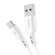 USB to USB-C cable VFAN Racing X05, 3A, 3m (white) image 1