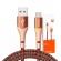 USB to USB-C Mcdodo Magnificence CA-7962 LED cable, 1m (orange) фото 4