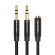 Cable Audio 2x 3.5mm male to 3,5mm female Vention BBUBY 0.3m Black image 1