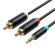 Cable Audio 3.5mm to 2x RCA Vention BCLBG 1.5m Black image 1