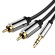 Cable Audio 3.5mm Male to 2x RCA Male Vention BCFBH 2m Black фото 2