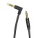 Cable Audio AUX 3.5mm to 90° 3,5mm Vention BAKBG-T  1.5m  Black image 1