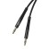 Audio Cable XO mini jack 3,5mm AUX, 2m (Black) paveikslėlis 1