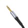 Cable Vipfan L11 mini jack 3.5mm AUX, 1m, gold plated (grey) image 3