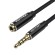 Cable Audio TRRS 3.5mm Male to 3.5mm Female Vention BHCBG 1,5m Black фото 4