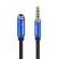 Cable Audio TRRS 3.5mm Male to 3.5mm Female Vention BHCLF 1m Blue image 2