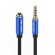 Cable Audio TRRS 3.5mm Male to 3.5mm Female Vention BHCLH 2m Blue paveikslėlis 2