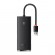 Baseus Lite Series Hub 4in1 USB to 4x USB 3.0, 25cm (Black) фото 1