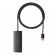Hub 4in1 Baseus Lite Series USB to 4x USB 3.0, 1m (Black) фото 2