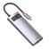 Hub 6in1 Baseus Metal Gleam Series, USB-C to 3x USB 3.0 + HDMI + USB-C PD + Ethernet RJ45 фото 4