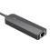 Hub USB 2.0 3-Port with Ethernet Adapter 100Mbps Vention CHPBB 0.15m, Black paveikslėlis 2