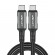 Cable USB-C to USB-C Acefast C1-09, 48W,  1m (black-gray) image 1