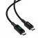 Cable USB-C to USB-C Acefast C6-03 with display, 100W, 2m (black) image 2