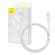 Cable USB-C to USB-C Baseus, 100W, 1m (white) фото 1
