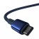 Cable USB-C do USB-C Baseus Tungsten Gold, 100W, 2m (niebieski) paveikslėlis 4
