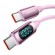 Cable USB-C to USB-C Toocki TXCTT1- XX04-B2, 2m, FC 100W (pink) image 1