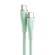 USB-C 2.0 to USB-C Cable Vention TAWGF 1m, PD 100W,  Green Silicone image 1