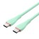 USB-C 2.0 to USB-C Cable Vention TAWGF 1m, PD 100W,  Green Silicone image 2