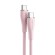 USB-C 2.0 to USB-C Cable Vention TAWPG 1.5m, PD 100W,  Pink Silicone фото 1