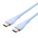 USB-C 2.0 to USB-C Cable Vention TAWSF 1m , PD 100W, Blue Silicone image 4