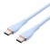 USB-C 2.0 to USB-C Cable Vention TAWSG 1,5m, PD 100W, Blue Silicone paveikslėlis 4