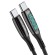 USB-C to USB-C cable BlitzWolf BW-TC23, with display, 100W, 1.8m (black) paveikslėlis 1