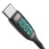 USB-C to USB-C cable BlitzWolf BW-TC23, with display, 100W, 1.8m (black) фото 2