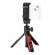 Selfie Stand Tripod PULUZ with Phone Clamp for Smartphones (Red) paveikslėlis 3