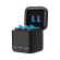 3-slot charger box Telesin  for GoPro Hero 12 / Hero 11 / Hero 10 / Hero 9 image 3