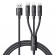 3in1 USB to USB-C / Lightning / Micro USB Cable, Mcdodo CA-5790, 3.5A, 1.2m (black) paveikslėlis 1