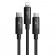 3in1 USB to USB-C / Lightning / Micro USB Cable, Mcdodo CA-5790, 3.5A, 1.2m (black) paveikslėlis 3