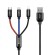 Baseus 3in1 Cable USB-C / Lightning / Micro 3,5A 0,3m (Black) image 1