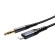Port Audio Cable 3.5mm Lightning 2m Joyroom SY-A02 (black) image 2