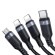 USB  data cable Joyroom  S-1T4018A18 4in1 USB-C / Lightning / 3.5A /1.2m  (black) image 2