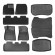 9-Piece Floor Mat for Tesla 3 Baseus T-Space Series (velvet black) image 2