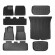 9-Piece Floor Mat for Tesla Y Baseus T-Space Series (black velvet) image 2