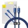 Baseus Crystal cable USB-C to Lightning, 20W, 1.2m (blue) paveikslėlis 1