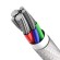 Baseus High Density Braided Cable Type-C to Lightning, PD,  20W, 1m (white) фото 3
