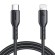 Cable Flash Charge USB C to Lightning SA26-CL3 / 30W / 1m (black) фото 1