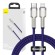 USB-C cable for Lightning Baseus Cafule, PD, 20W, 1m (green) paveikslėlis 1