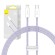 USB-C cable for Lightning Baseus Dynamic 2 Series, 20W, 1m (purple) image 1