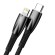 USB-C cable for Lightning Baseus Glimmer Series, 20W, 1m (Black) image 4